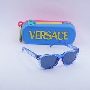 Versace Kids VK4006U 5532/80 Rectangle Sunglasses - Royal Blue/Dark Blue